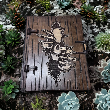 Perfect Box For Efficient Storage, Legacy Engraved DIY Storage Box, Skull Printed Retro Style Card Box