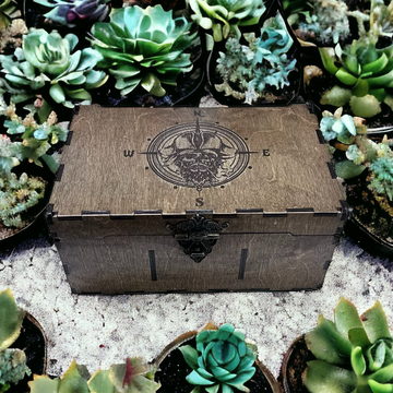Wooden Card Box Organizer, Compact, Stylish, And Versatile Storage Solution For Your Personal Accessories, Handmade Vintage Box