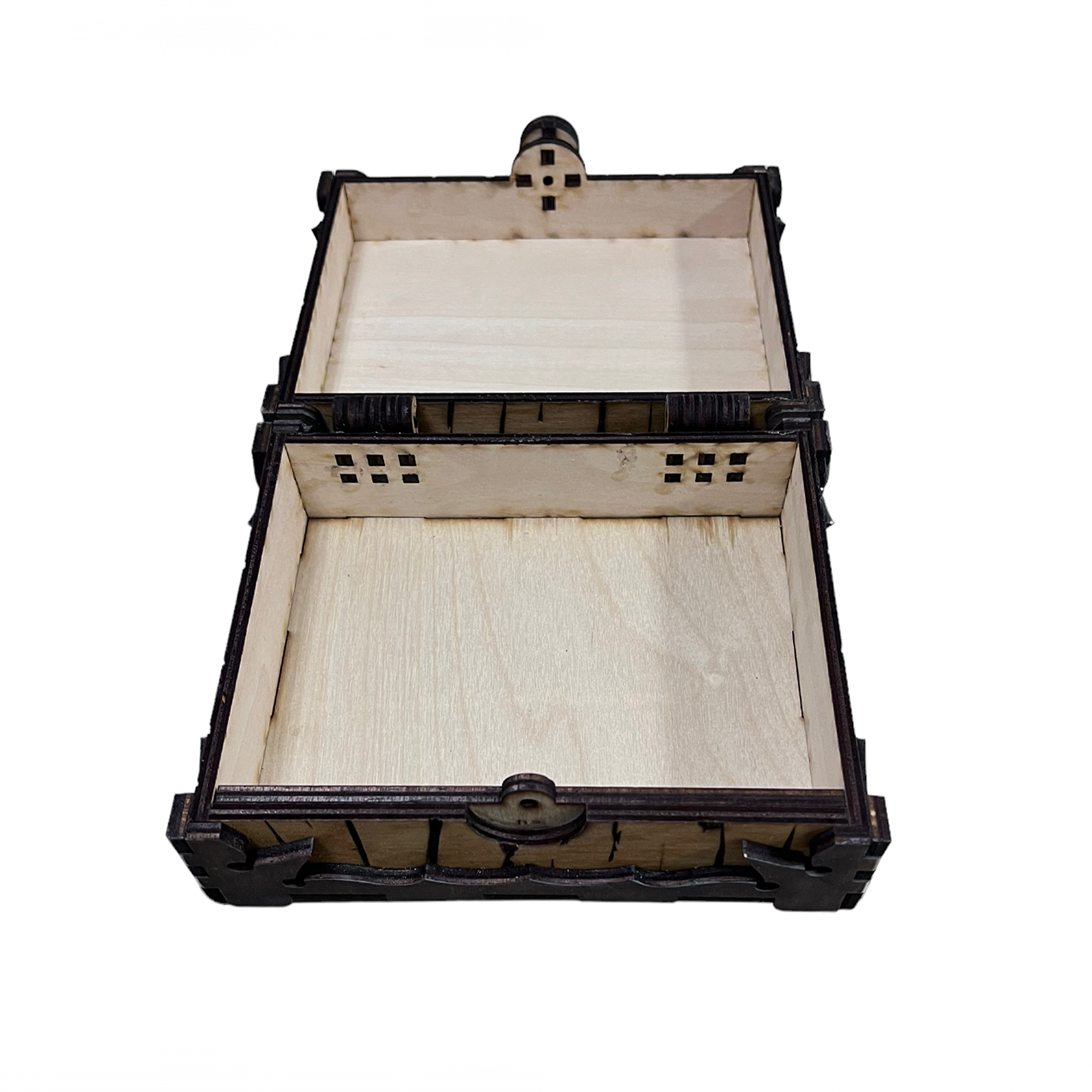 Unique DIY Wooden Vintage Style Jewelry Box, Engagement Gift Luxury Box, Handmade Wooden Gift Box, Secret Carved Box For Groom, Box Kit