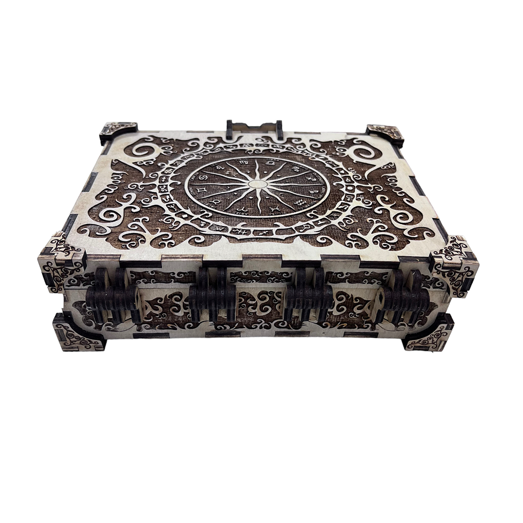Vintage Wooden Jewelry Box, Handcrafted Rustic Storage For Necklaces, And Bracelets With Charming DIY Touches, Perfect Gift Idea, Box Kit