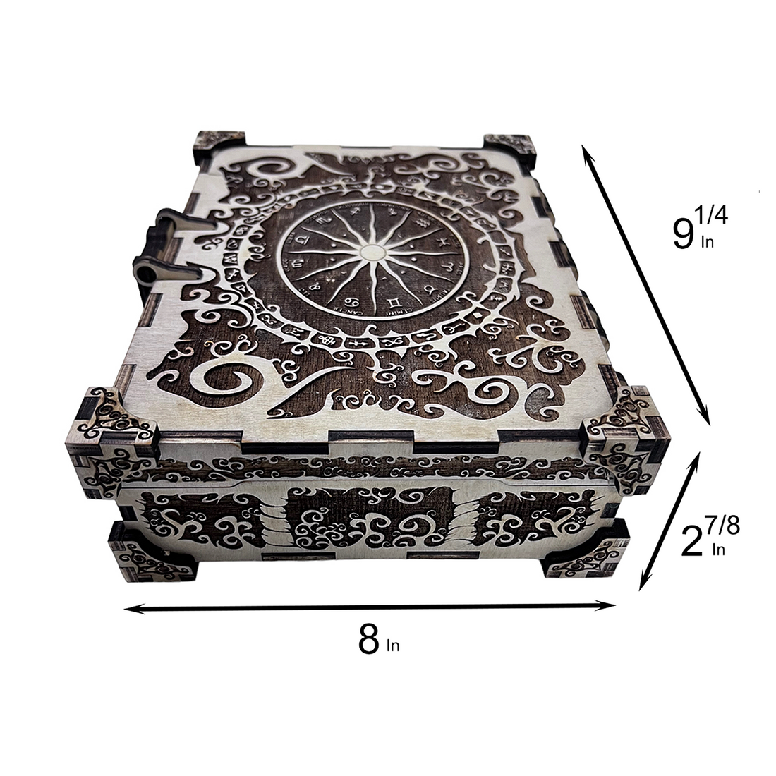 Vintage Wooden Jewelry Box, Handcrafted Rustic Storage For Necklaces, And Bracelets With Charming DIY Touches, Perfect Gift Idea, Box Kit
