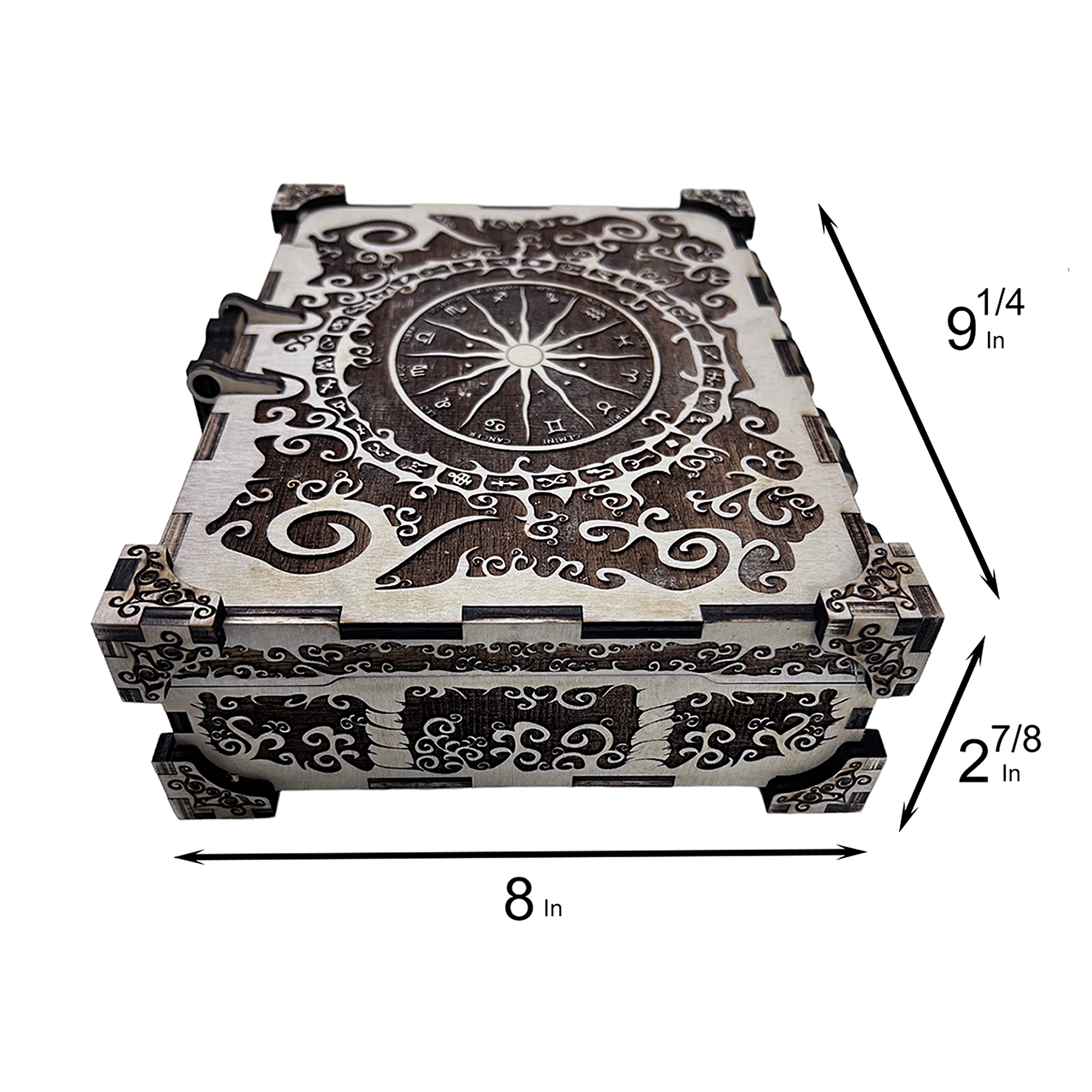 Vintage Wooden Jewelry Box, Handcrafted Rustic Storage For Necklaces, And Bracelets With Charming DIY Touches, Perfect Gift Idea, Box Kit