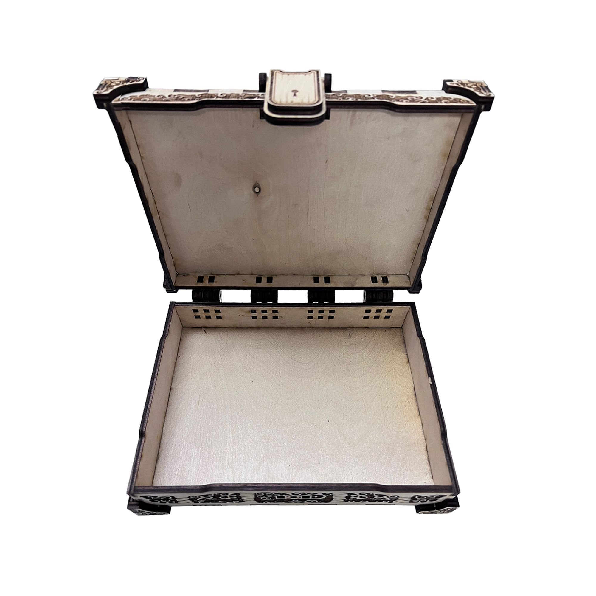 Vintage Wooden Jewelry Box, Handcrafted Rustic Storage For Necklaces, And Bracelets With Charming DIY Touches, Perfect Gift Idea, Box Kit