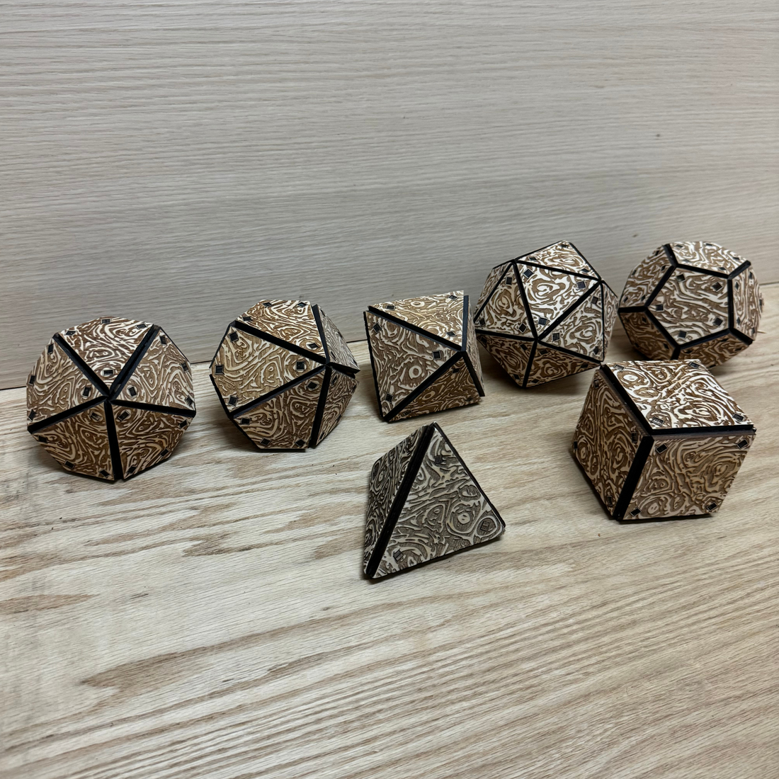 Dnd dice set. dodecahedron . Polyhedral dice set. 4 inches dice