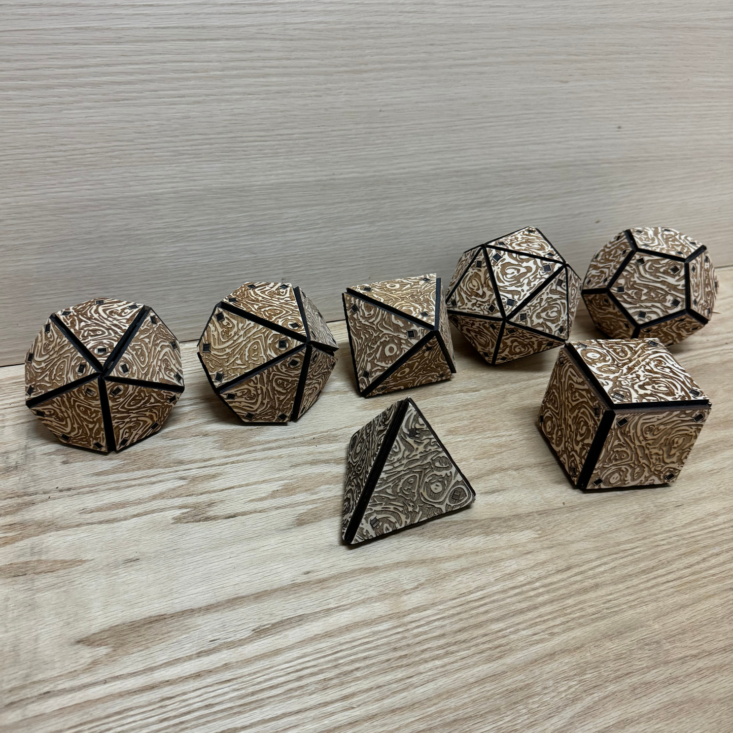 Dnd dice set. Dice dxf files. dodecahedron svg. Polyhedral dice set. 4 inches dice dxf file