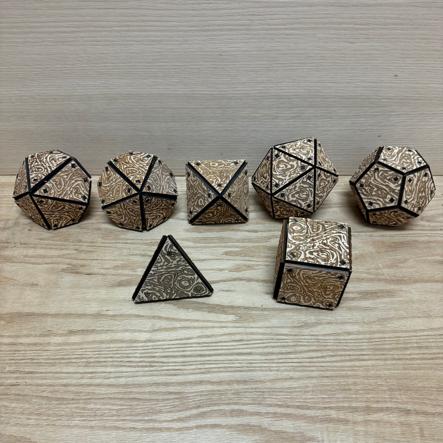 Dnd dice set. Dice dxf files. dodecahedron svg. Polyhedral dice set. 4 inches dice dxf file