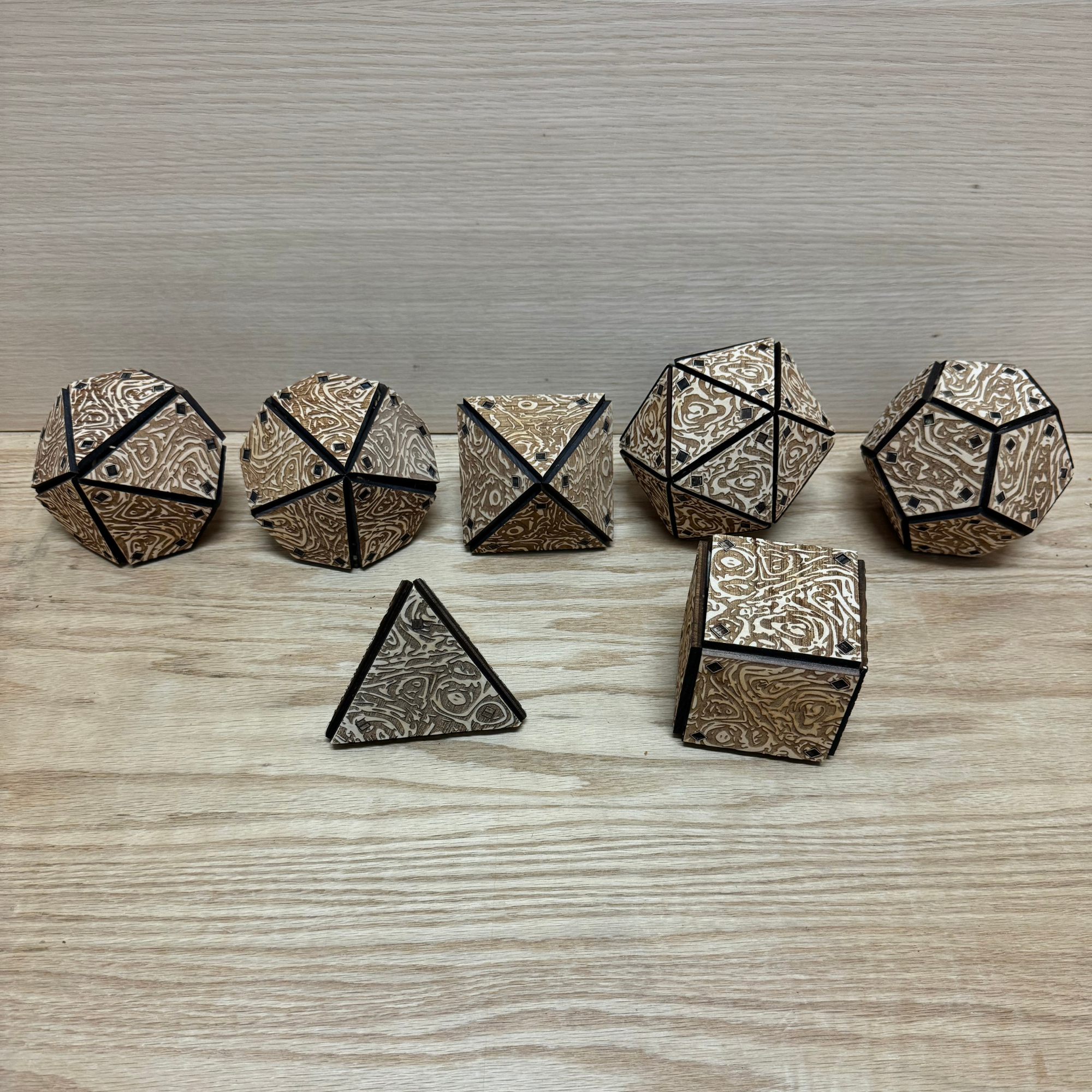Dnd dice set. dodecahedron . Polyhedral dice set. 4 inches dice