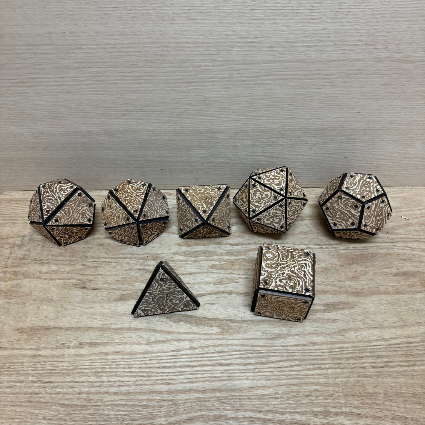 Dnd dice set. Dice dxf files. dodecahedron svg. Polyhedral dice set. 4 inches dice dxf file