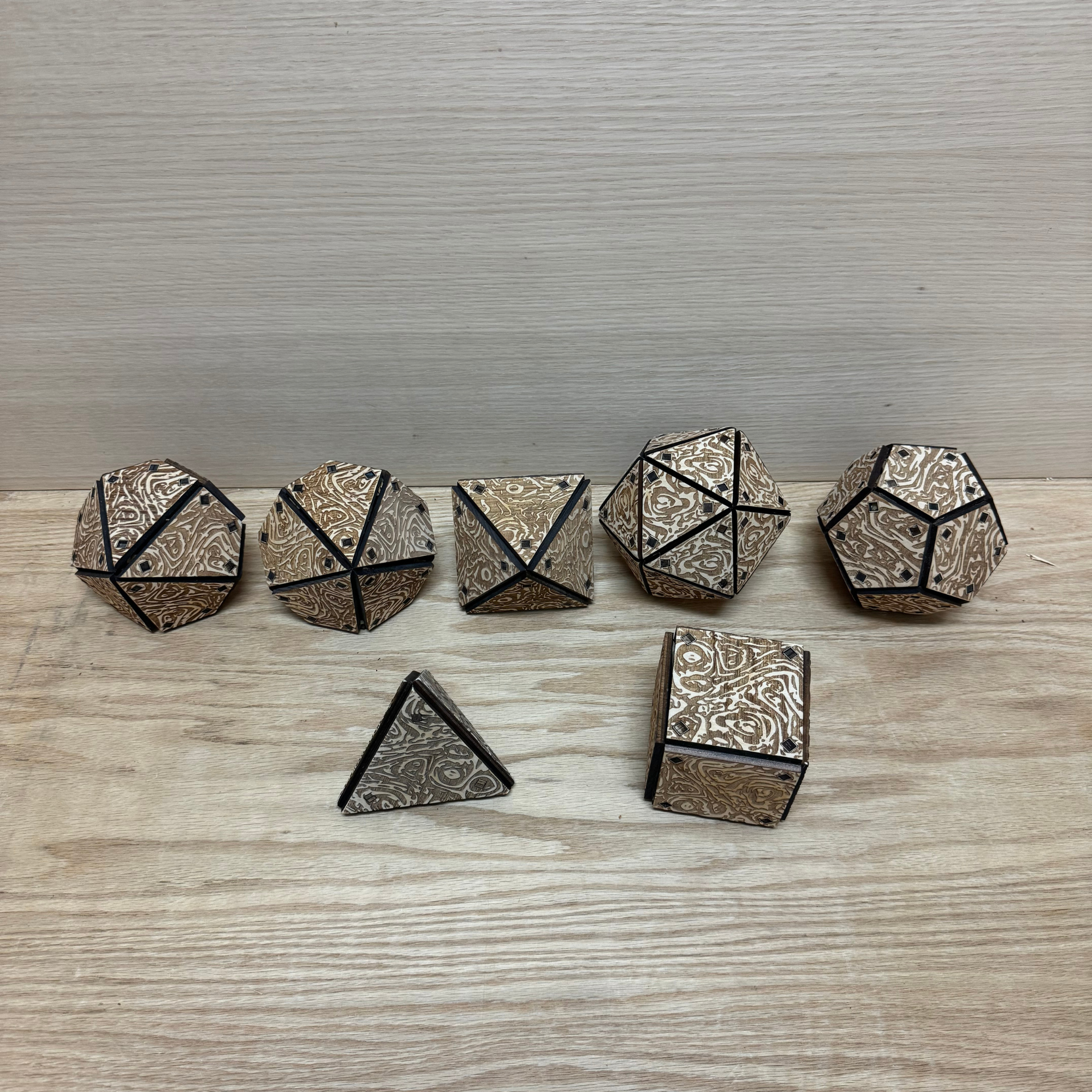 Dnd dice set. dodecahedron . Polyhedral dice set. 4 inches dice