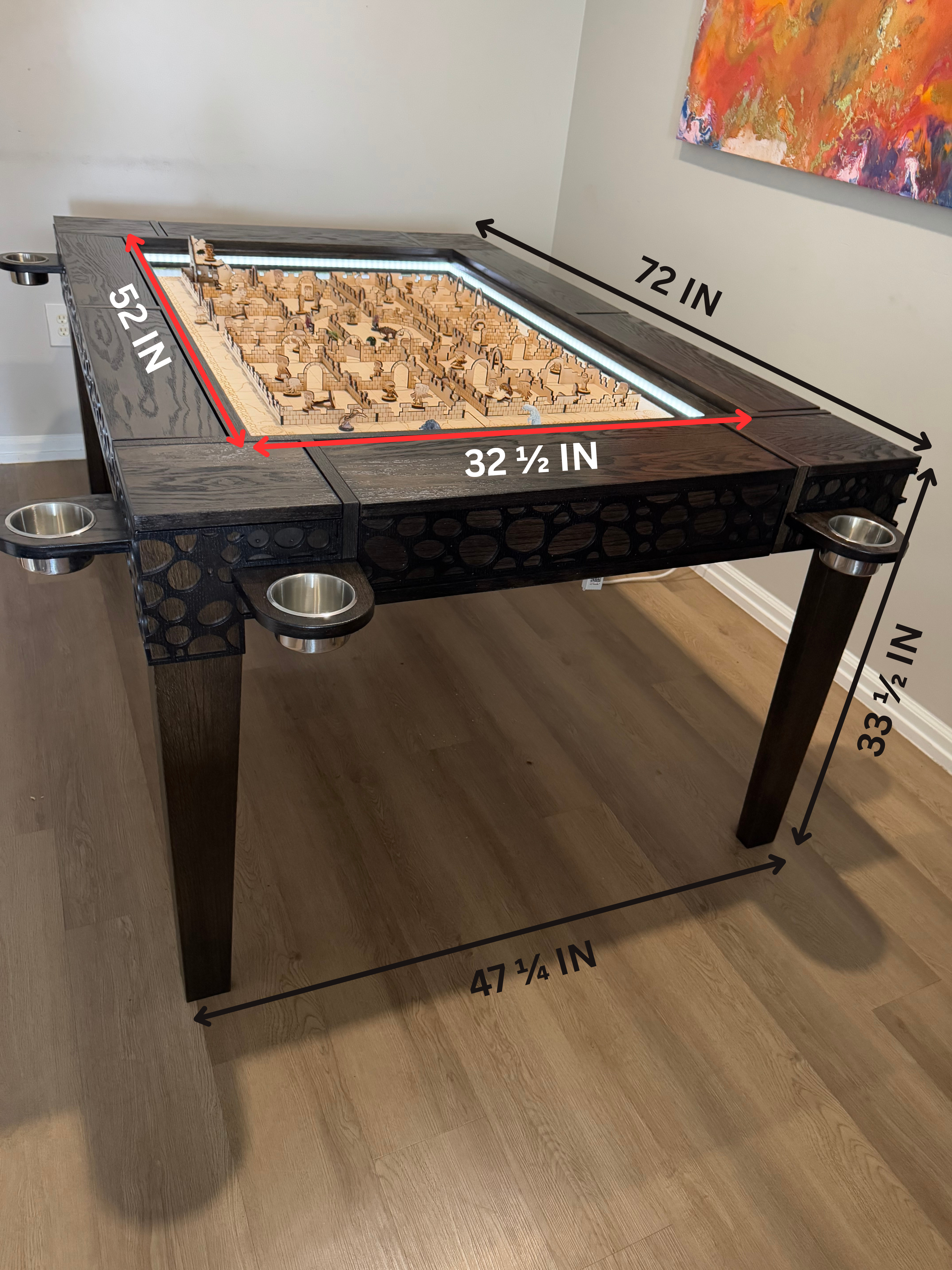 Ultimate Gaming Table. Gaming table. Dnd. Dining tables
