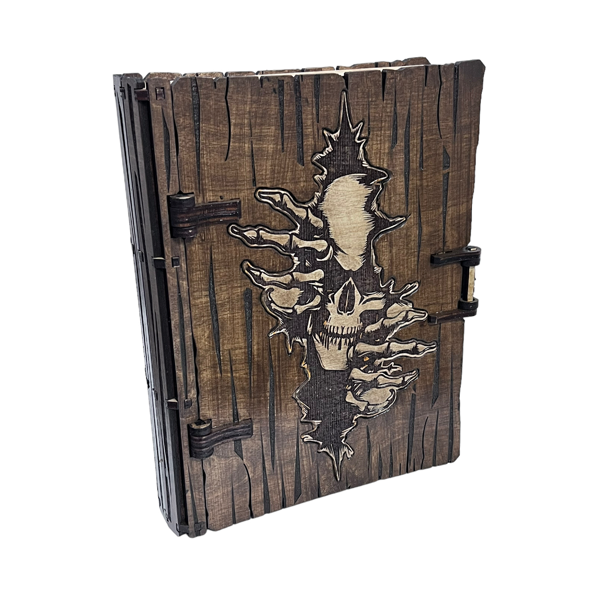 Perfect Box For Efficient Storage, Legacy Engraved DIY Storage Box, Skull Printed Retro Style Card Box