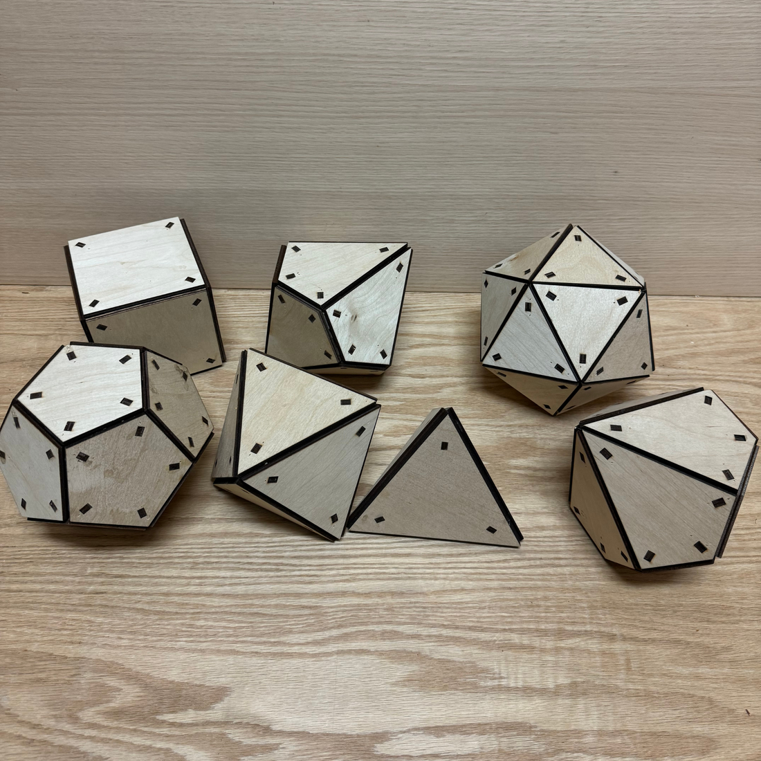 Dnd dice set. dodecahedron . Polyhedral dice set. 6 inches dice