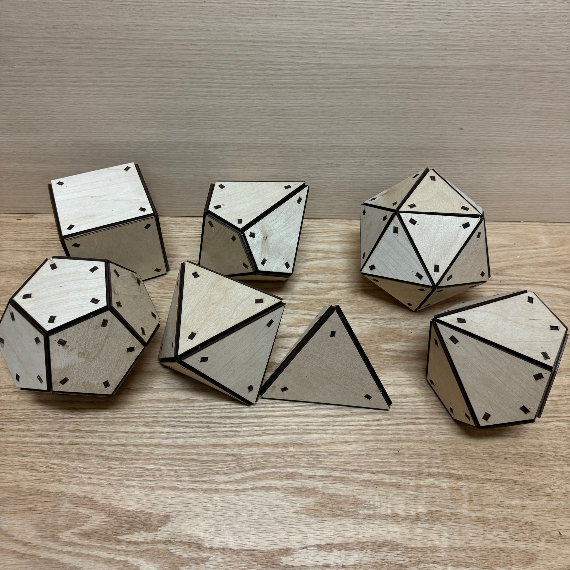 Dnd dice set. dodecahedron . Polyhedral dice set. 6 inches dice