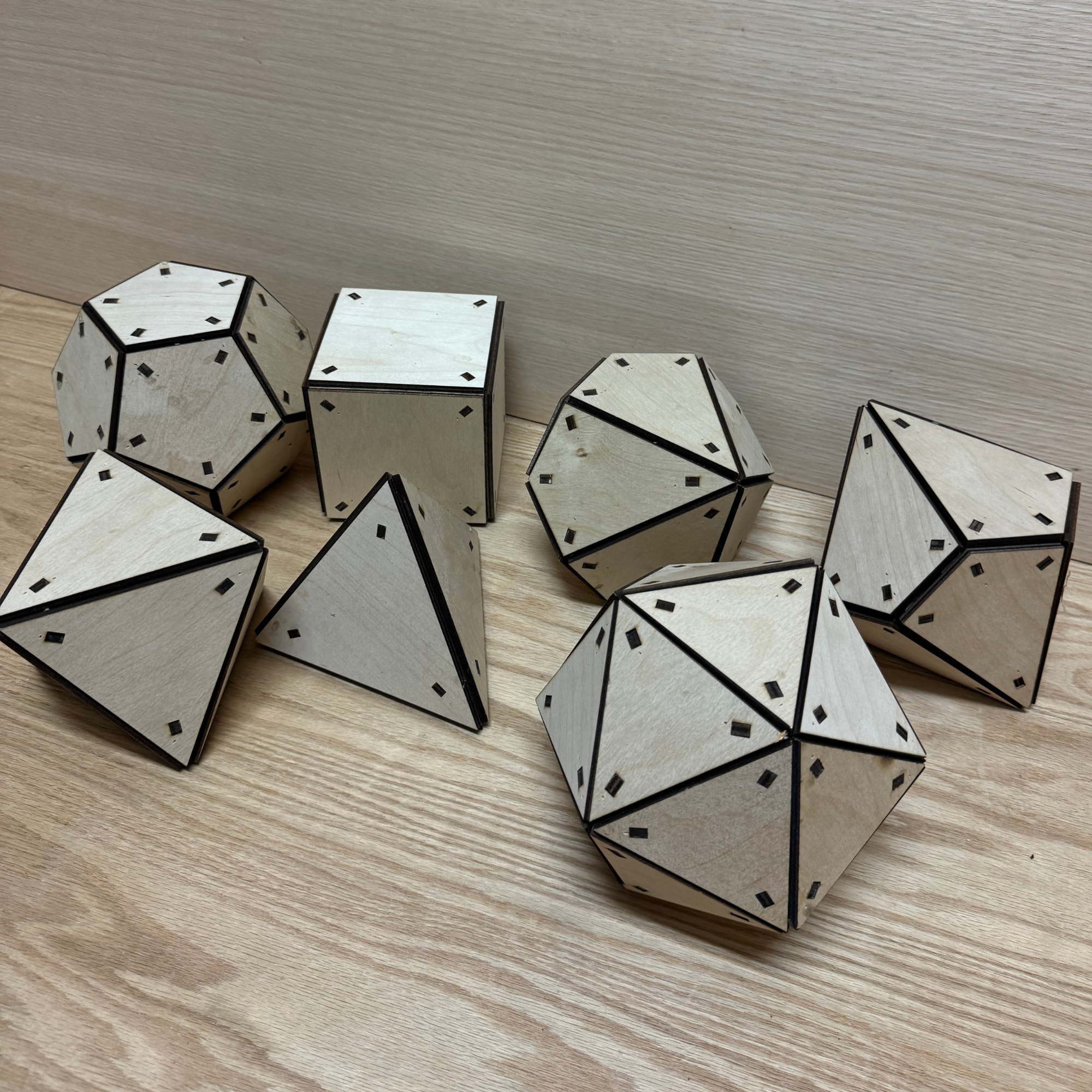 Dnd dice set. dodecahedron . Polyhedral dice set. 6 inches dice