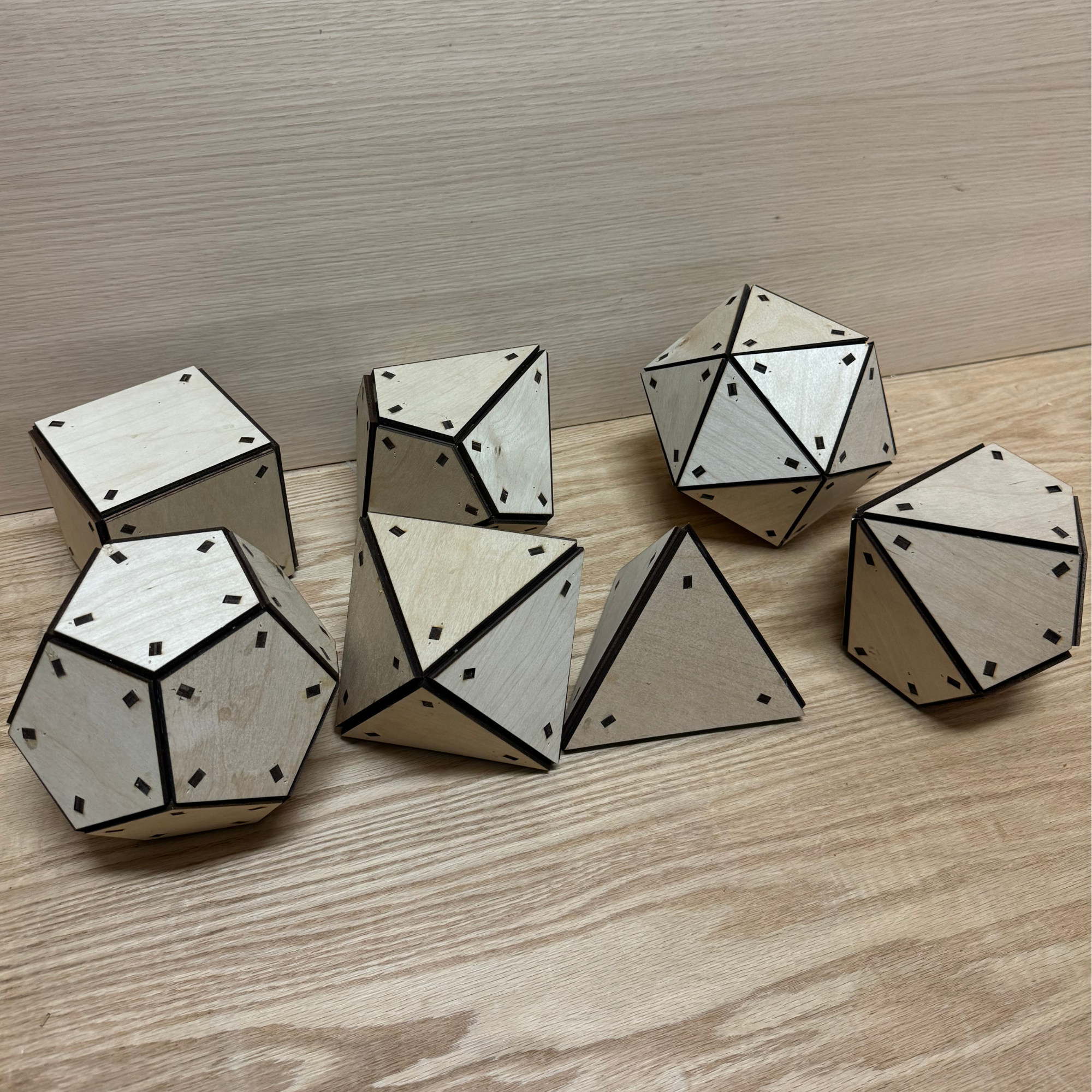 Dnd dice set. dodecahedron . Polyhedral dice set. 6 inches dice