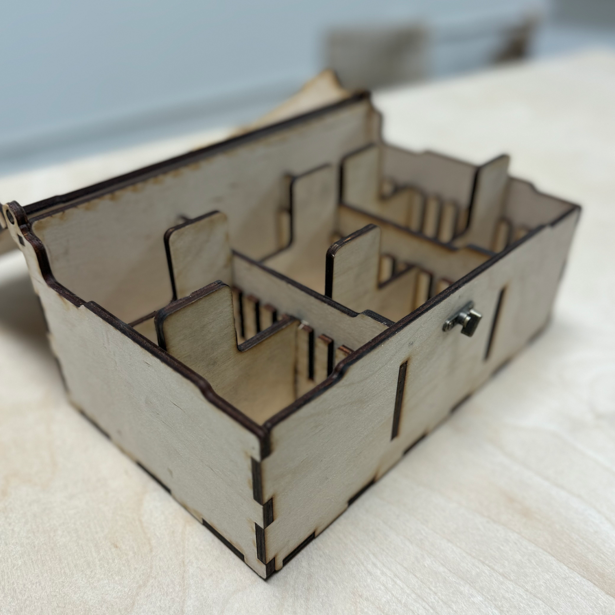 Wooden Card Box Organizer, Compact, Stylish, And Versatile Storage Solution For Your  Personal Accessories, Handmade Vintage Box