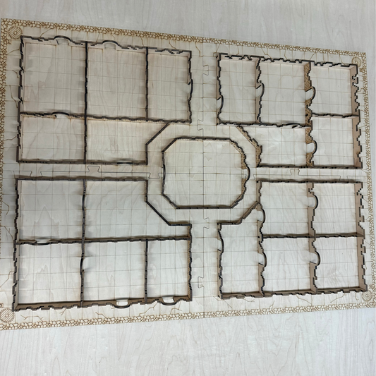 Dungeon Modular Set,  Walls Modular Dungeon System. Dungeon Builders