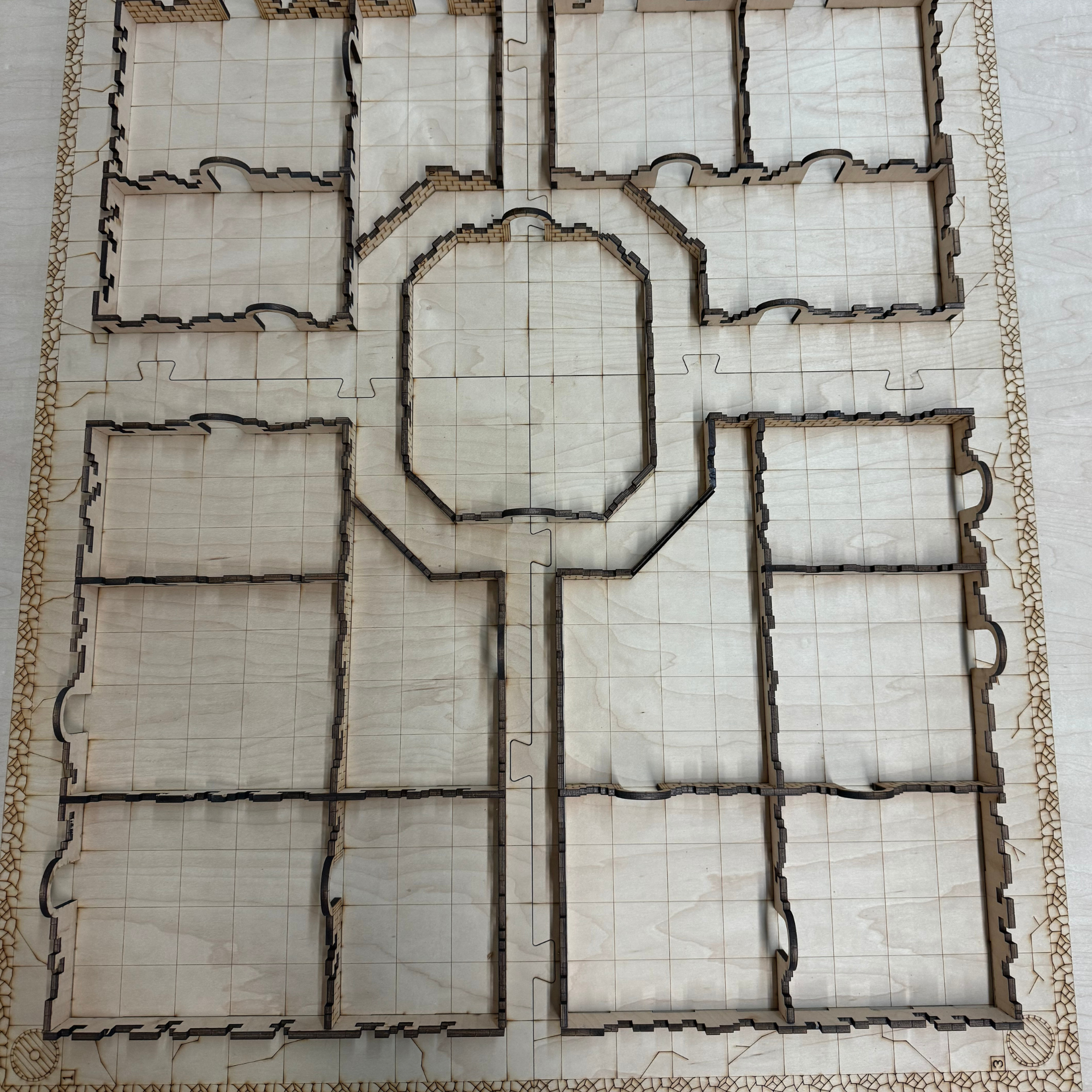 Dungeon Modular Set,  Walls Modular Dungeon System. Dungeon Builders