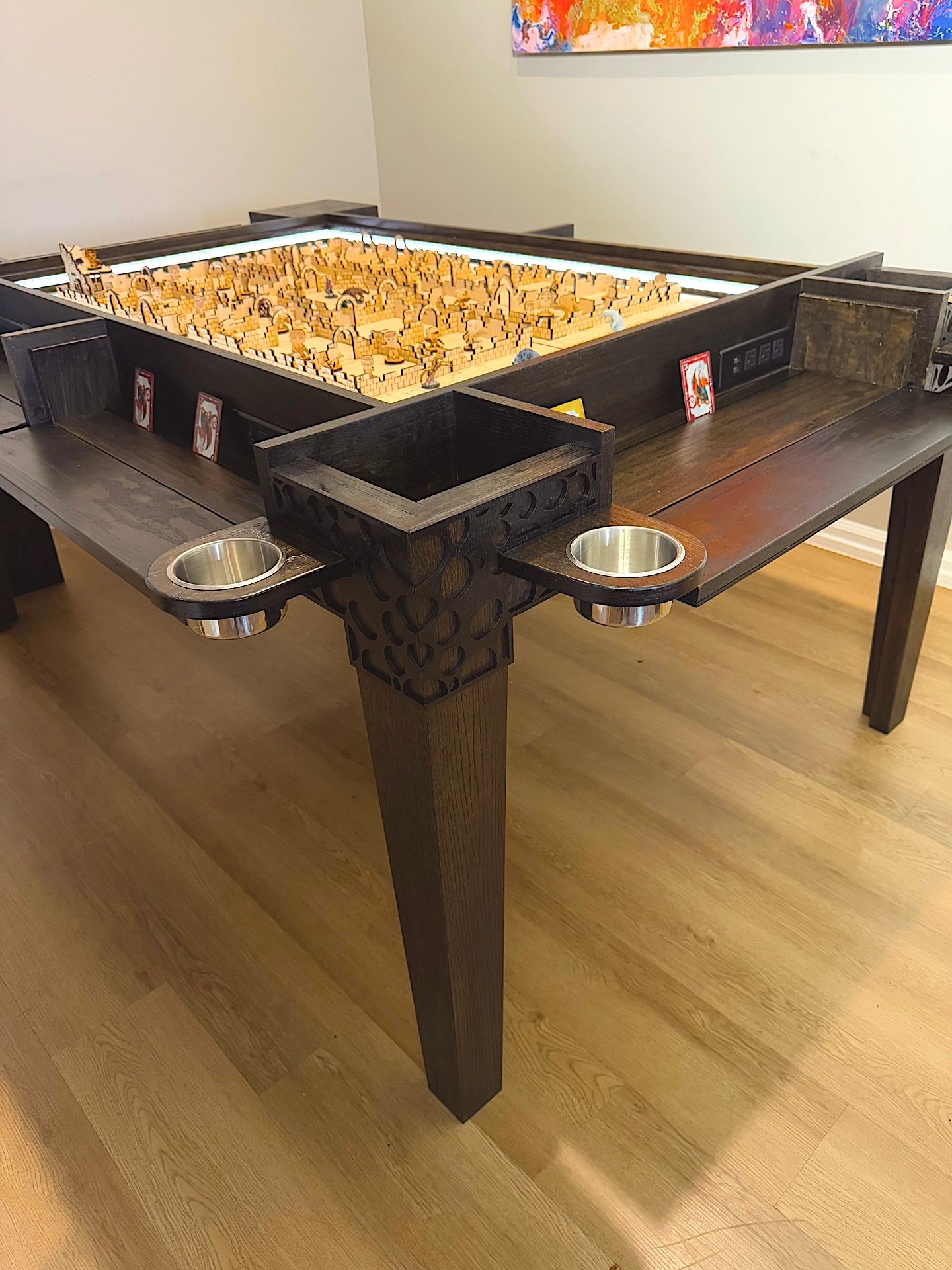 Ultimate Gaming Table. Gaming table. Dnd. Dining tables.