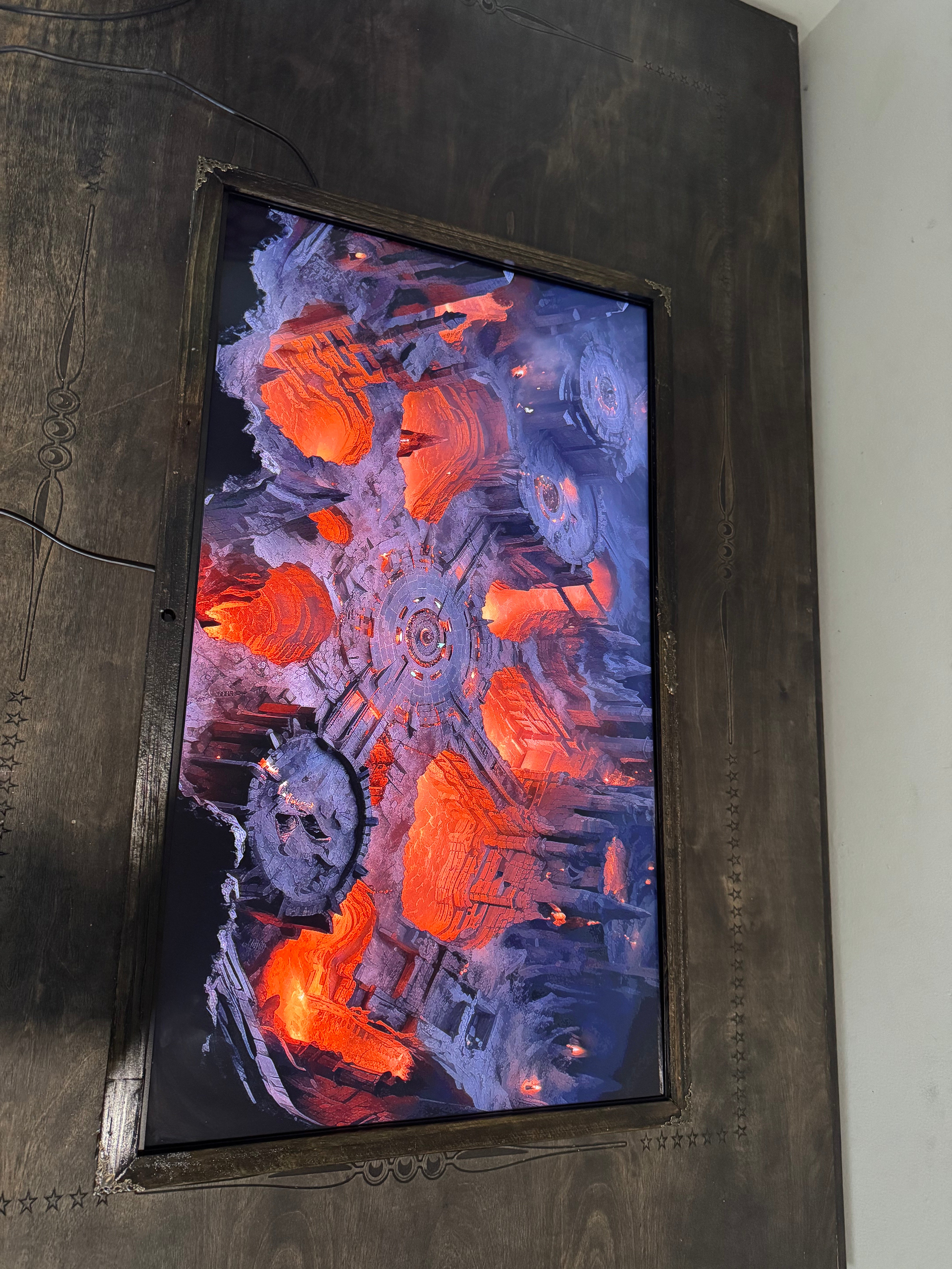 Gaming table, RPG digital map case, Tv case, , dnd gaming table.