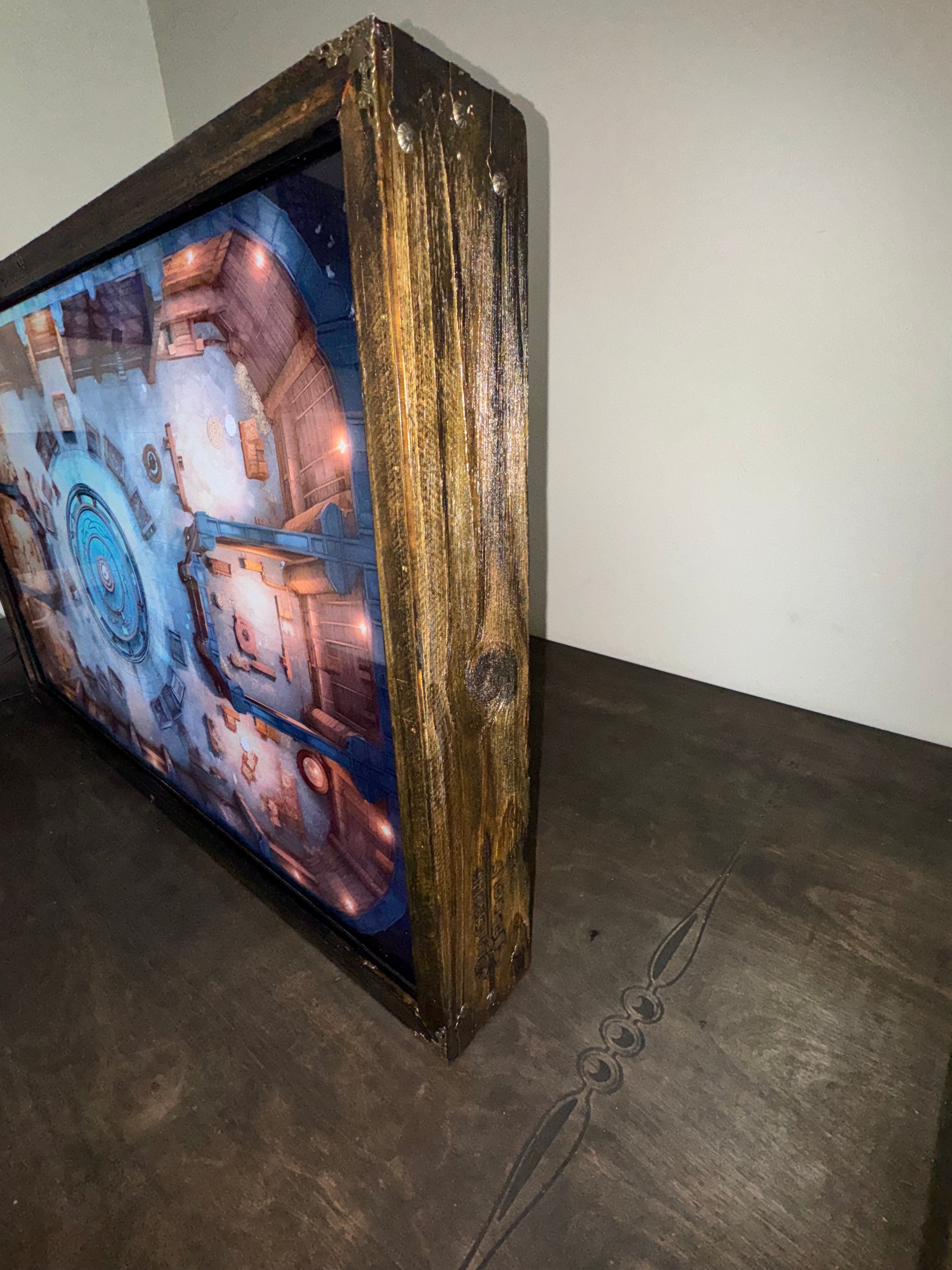 Gaming table, RPG digital map case, Tv case, , dnd gaming table.