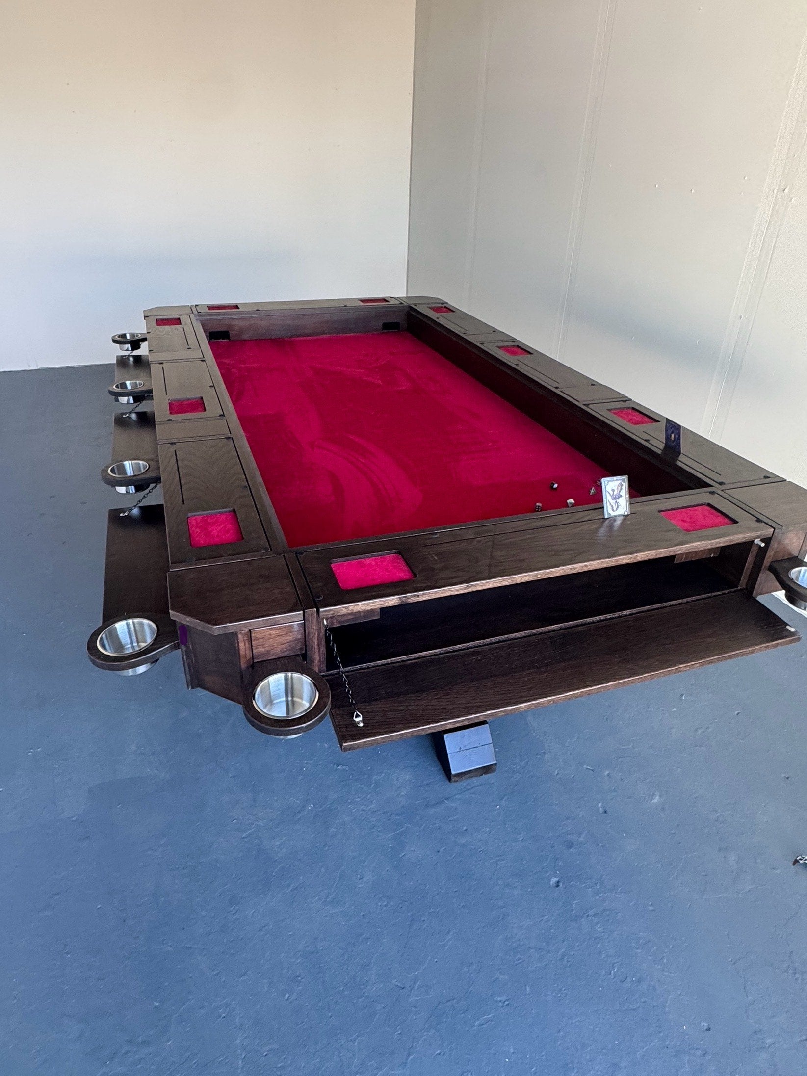 Board Game Table, D&D Role Playing Gaming Table, Multifunctional Gaming Dining Table, Custom Board gaming table, Gaming table for 8