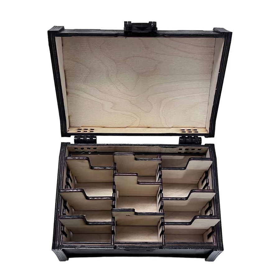 Premium Box With Apartments For Multipurpose, Wedding Box Gift, Money Holder Saving Box, Large Card Box, Retro Storage Box, Premium Card Kit