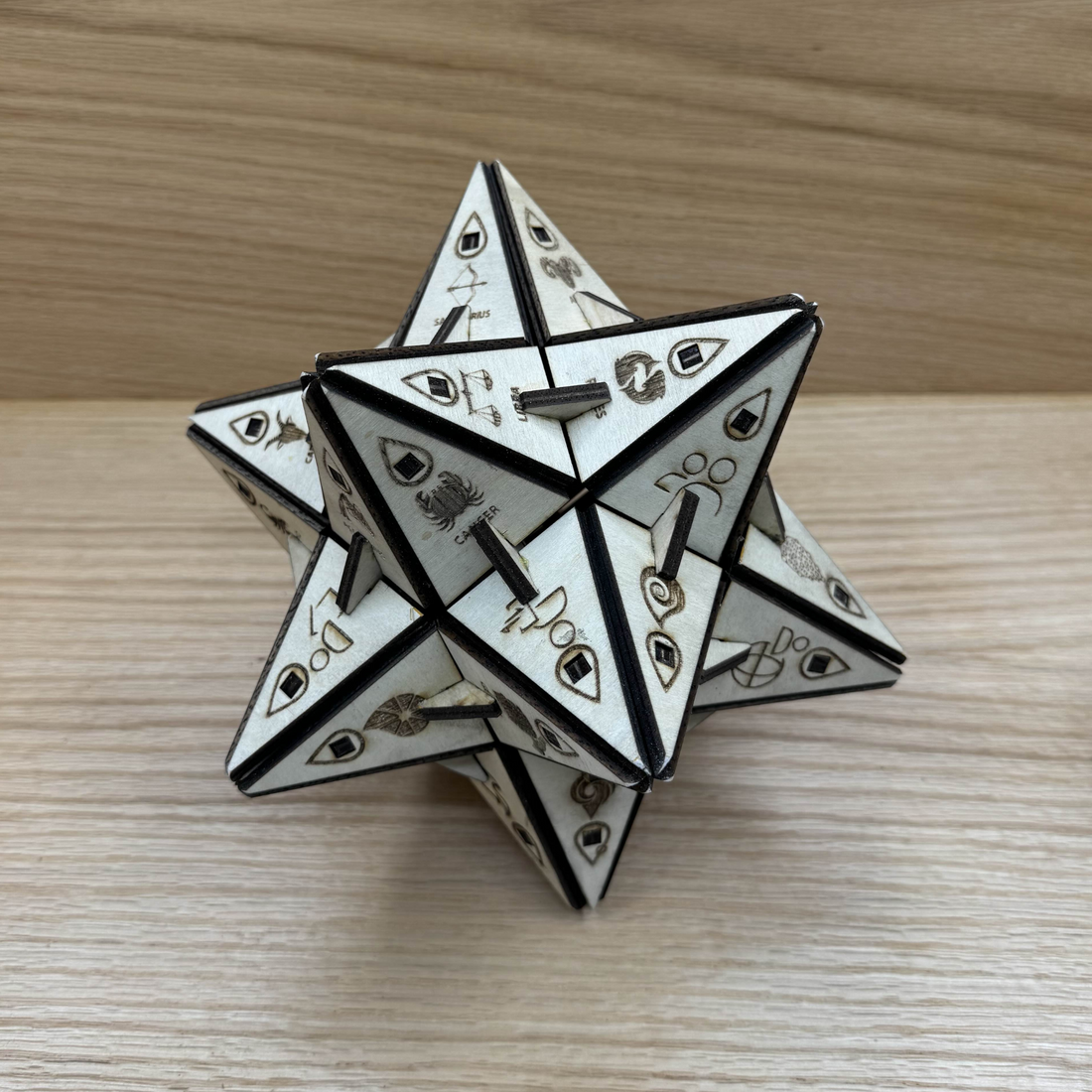Stellated dodecahedron, Small stellated dodecahedron files, Stellated Dodecahedron Illustrations  Vectors, Svg star files, Dxf files,