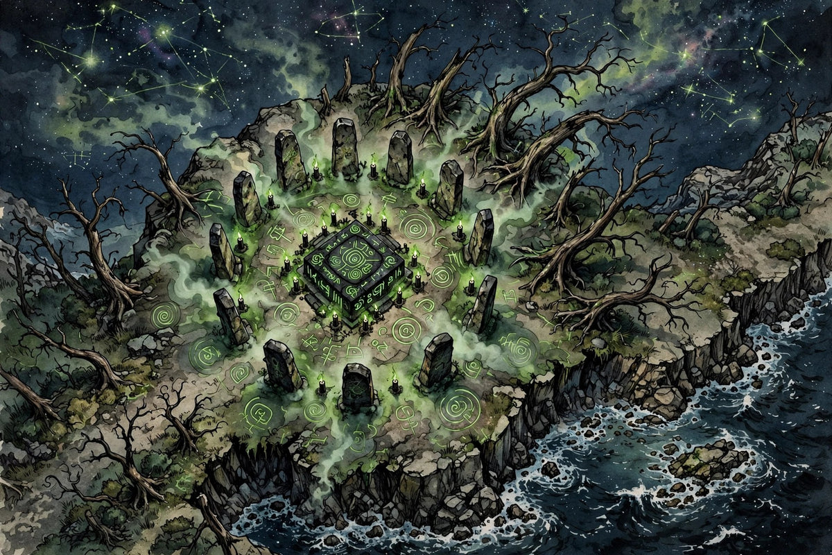 Animated Battlemap Pack — Call of Cthulhu (5 Maps)