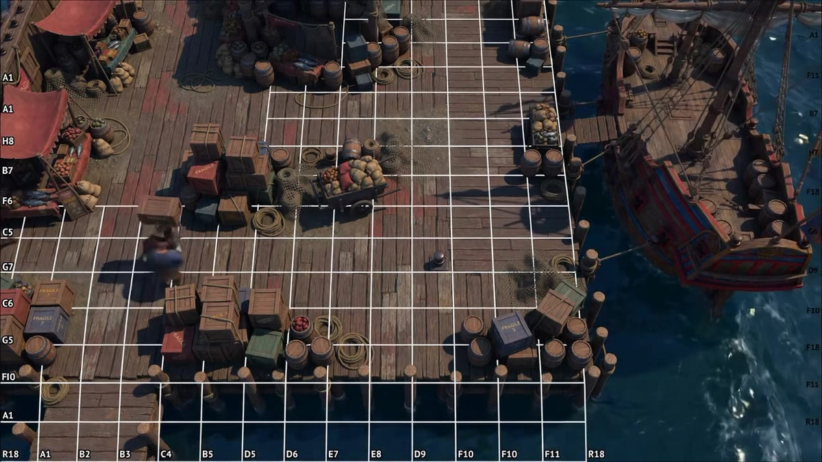 Animated Battlemap Pack — Harbors & Bridges (5 Maps)