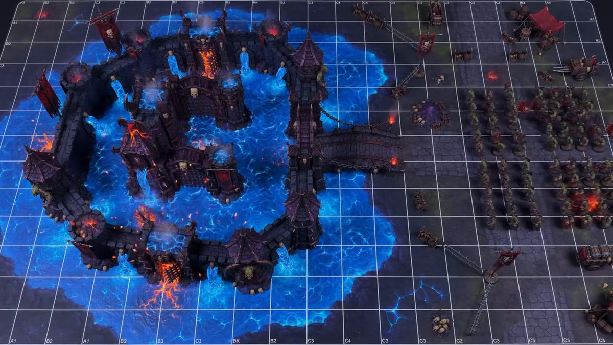 Animated Battlemap Pack — Molten Fortresses (5 Maps)