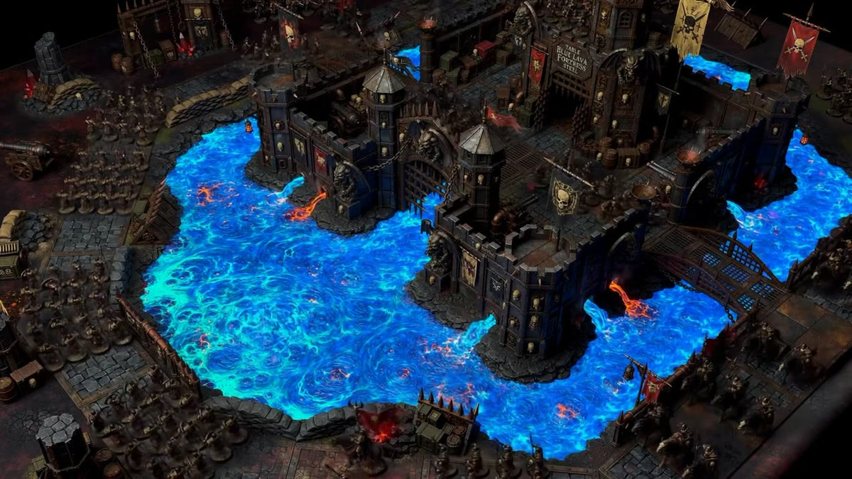 Animated Battlemap Pack — Molten Fortresses (5 Maps)