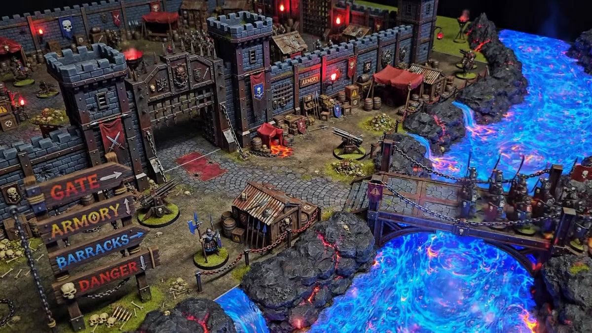 Animated Battlemap Pack — Molten Fortresses (5 Maps)