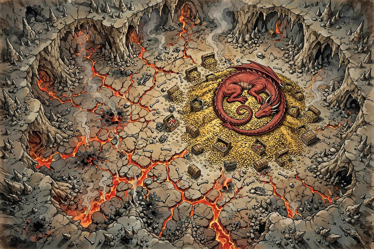 Animated Battlemap Pack — Classic D&D (5 Maps)