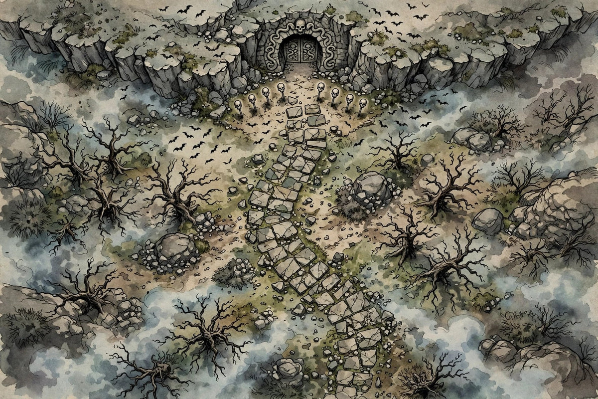 Animated Battlemap Pack — Classic D&D (5 Maps)