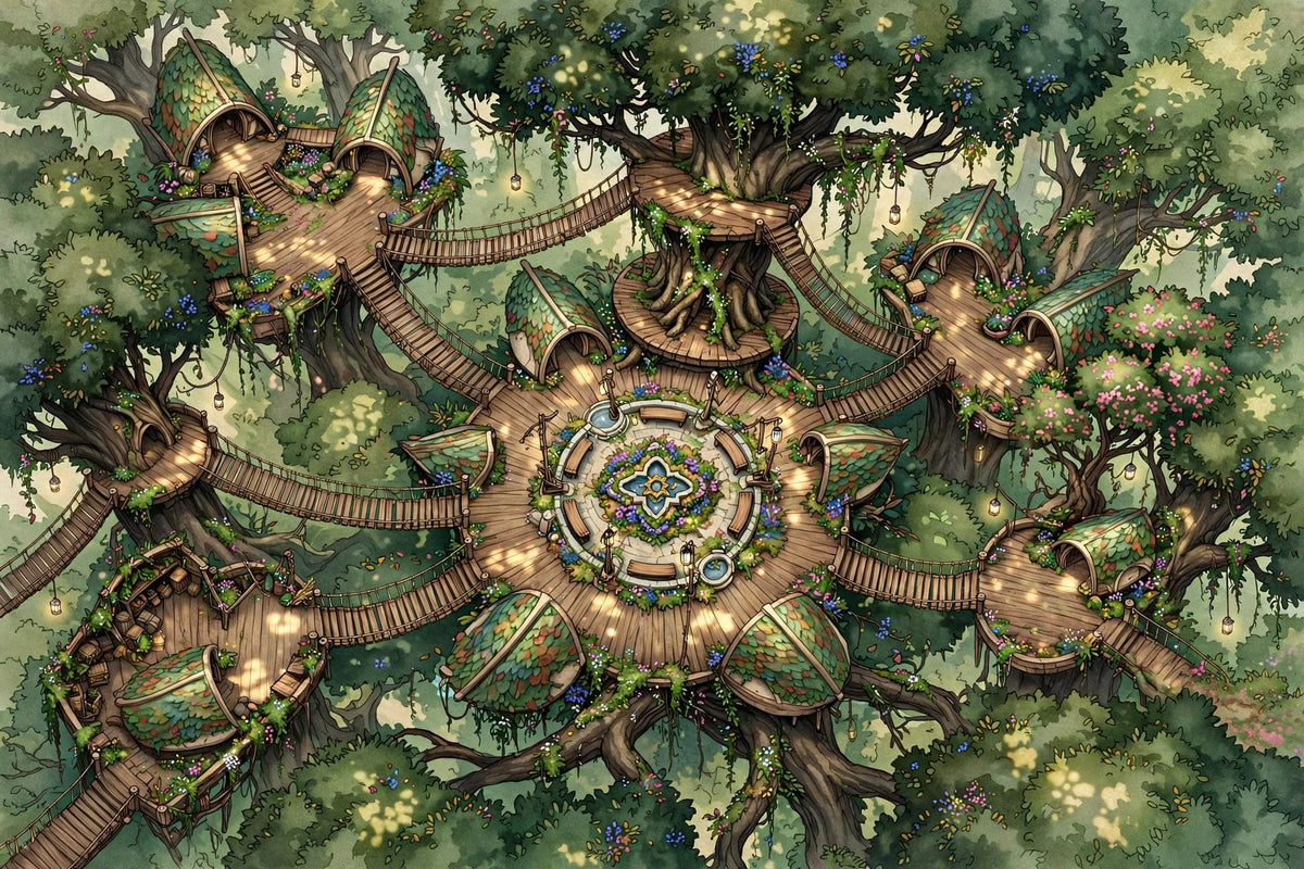 Animated Battlemap Pack — Pathfinder (5 Maps)