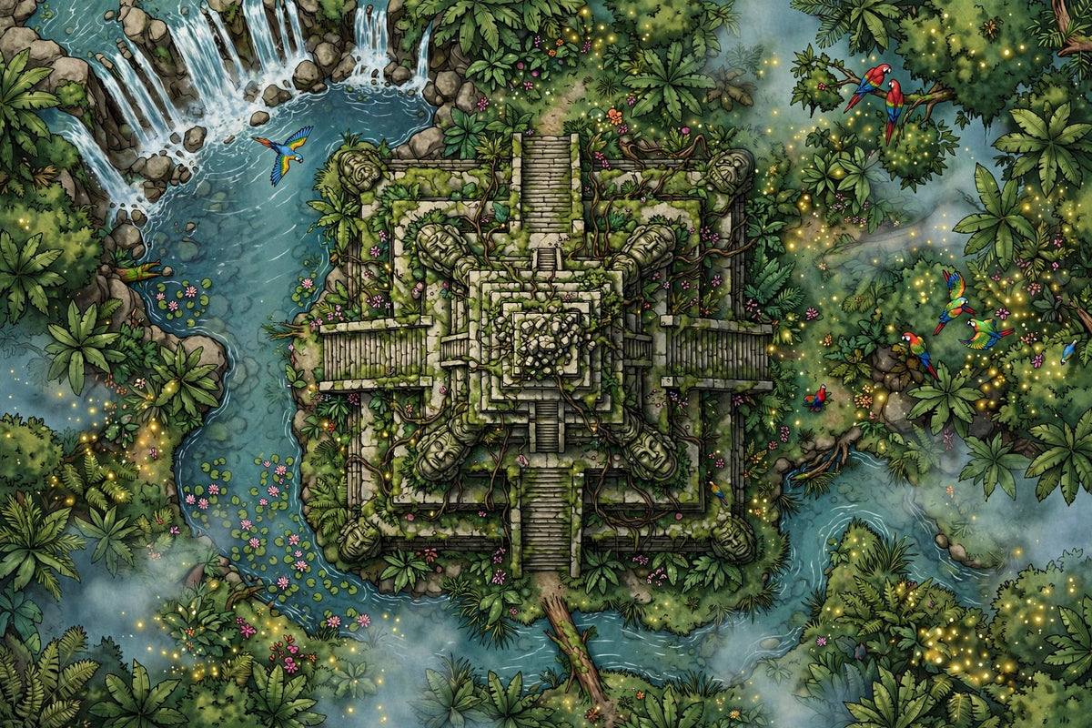 Animated Battlemap Pack — Pathfinder 2E (5 Maps)