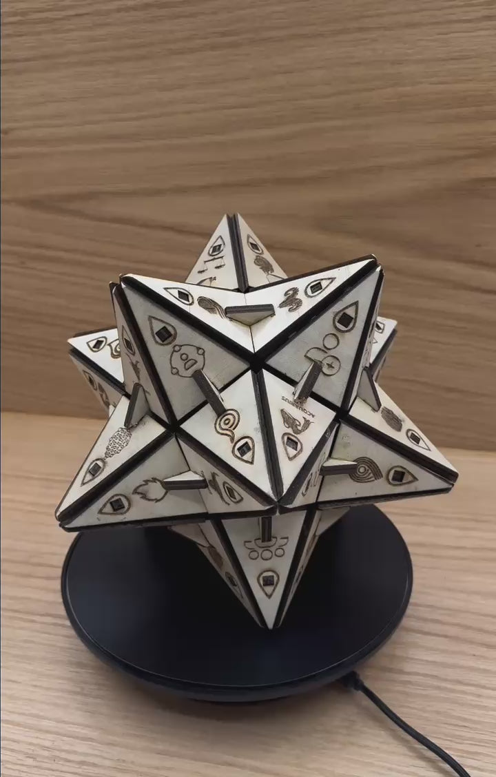 Stellated dodecahedron, Small stellated dodecahedron files, Stellated Dodecahedron Illustrations  Vectors, Svg star files, Dxf files,