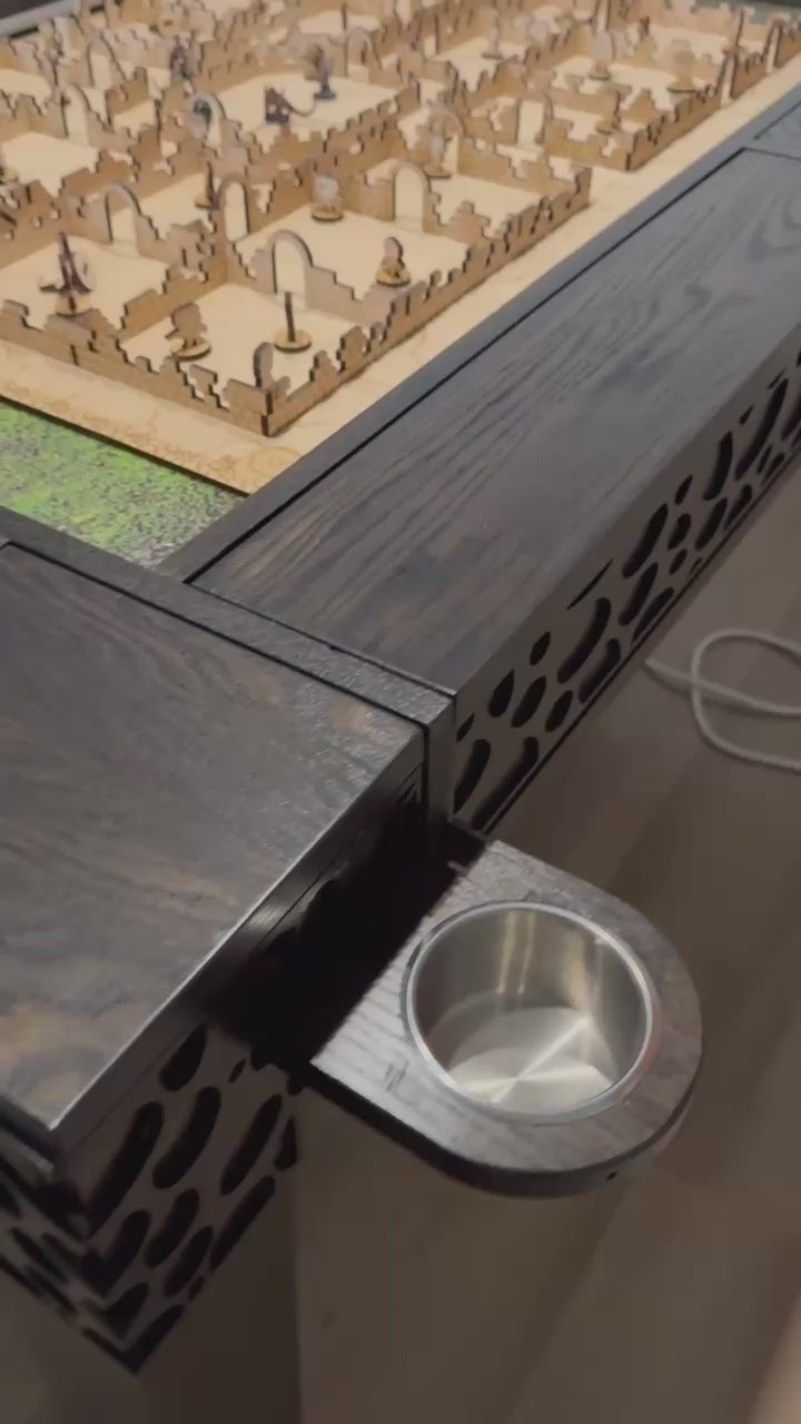 Multifunctional Gaming Dining Table, Digital screen with Storage. Custom Board game table