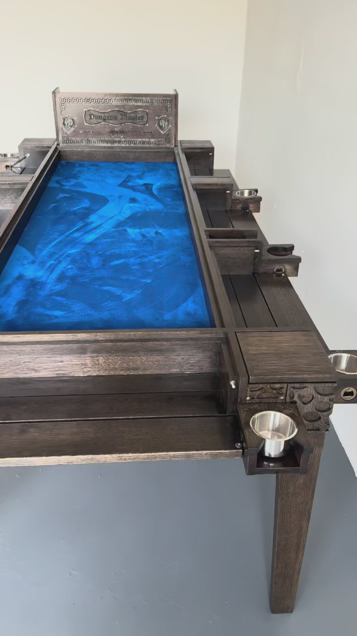 8-Seat D&D Gaming Table: Multifunctional Role Playing Table