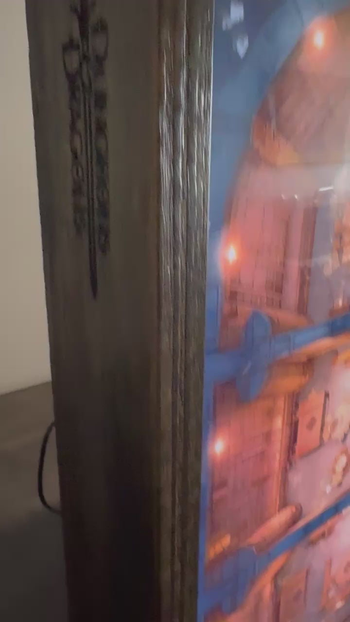 Gaming table, RPG digital map case, Tv case, , dnd gaming table.
