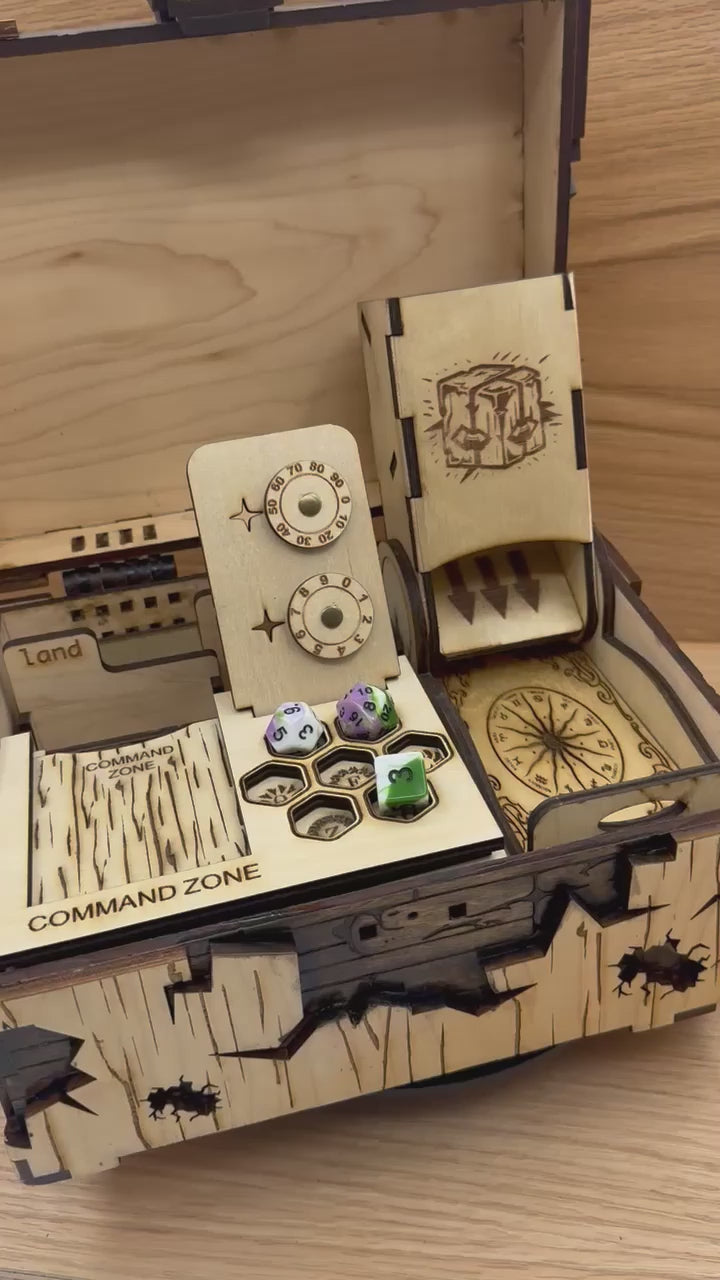 DND CARD BOX STORAGE. DND DICE TOWER. TRACKER