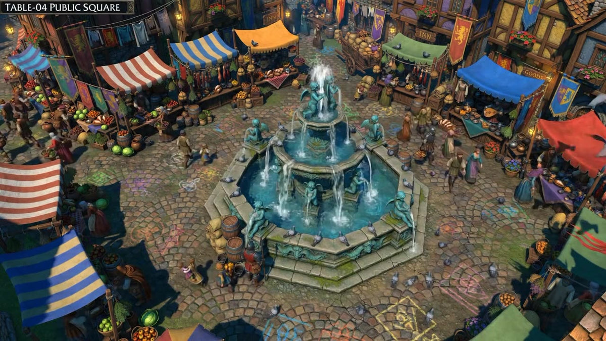 Animated Battlemap Pack — Village Squares (5 Maps)