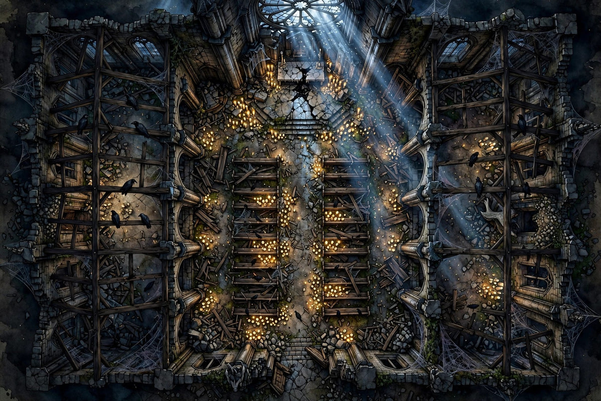 Animated Battlemap Pack — World of Darkness (5 Maps)